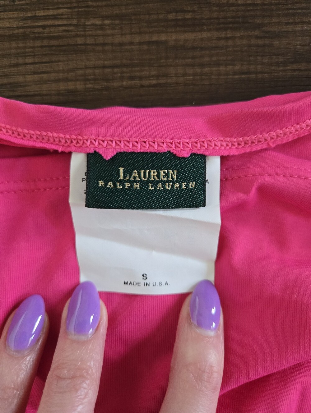 Vintage 90s Ralph Lauren One Piece Ruffle Swimsuit And Matching Sarong Set - Picture 10 of 11